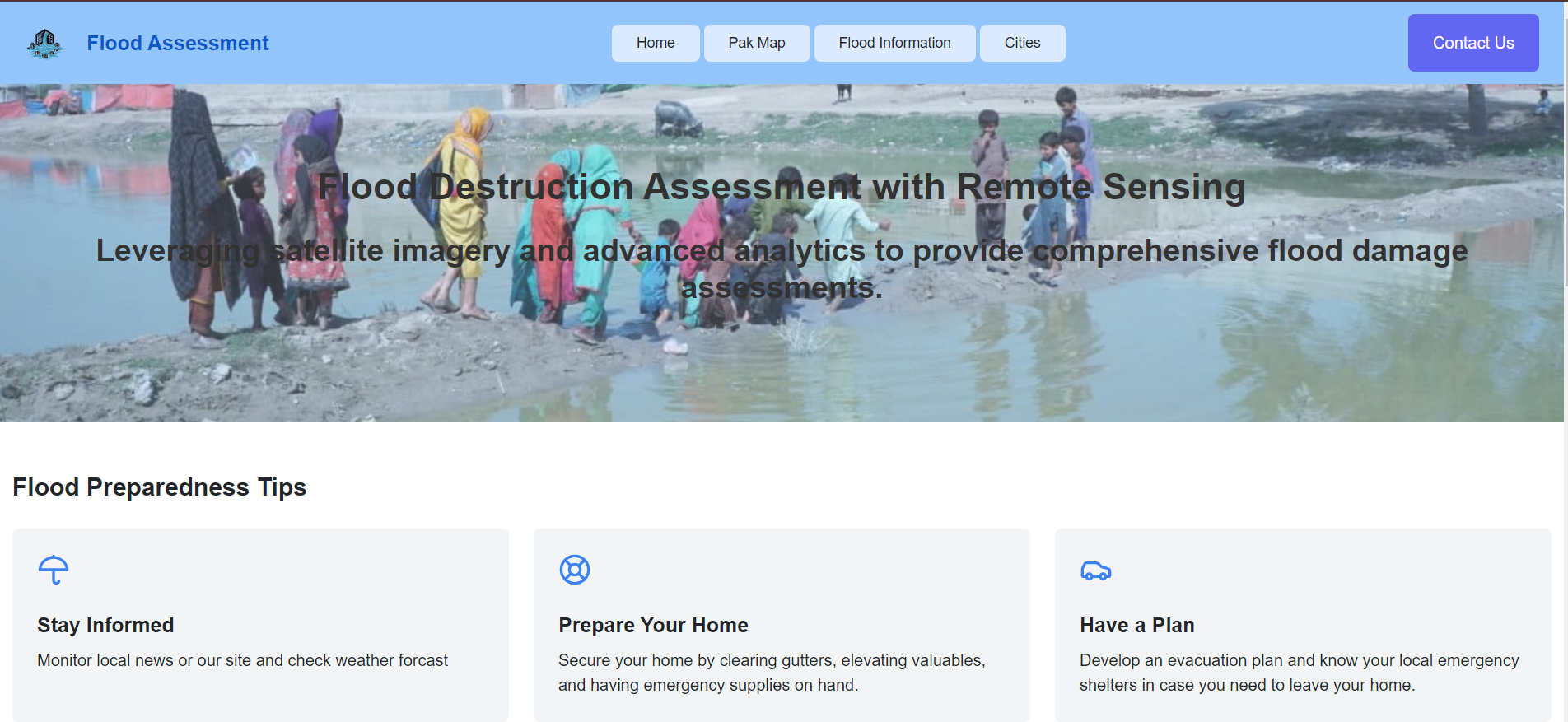 Preview image for Flood Destruction Assessment project